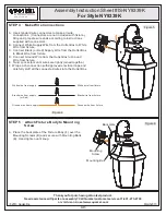 Предварительный просмотр 4 страницы Quoizel NY8339K Assembly Instruction Sheet