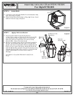 Предварительный просмотр 5 страницы Quoizel NY8339K Assembly Instruction Sheet