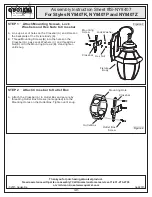 Предварительный просмотр 3 страницы Quoizel NY8407K Assembly Instruction Sheet