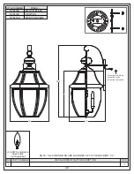 Предварительный просмотр 2 страницы Quoizel NY8416K Assembly Instruction Sheet