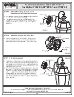 Предварительный просмотр 3 страницы Quoizel NY8416K Assembly Instruction Sheet