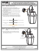 Предварительный просмотр 4 страницы Quoizel NY8416K Assembly Instruction Sheet