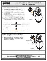 Предварительный просмотр 4 страницы Quoizel OAS8409Z Assembly Instruction Sheet