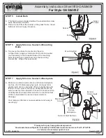 Предварительный просмотр 5 страницы Quoizel OAS8409Z Assembly Instruction Sheet