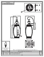 Предварительный просмотр 2 страницы Quoizel Oasis OAS8408Z Assembly Instruction Sheet