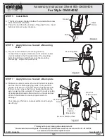 Предварительный просмотр 5 страницы Quoizel Oasis OAS8408Z Assembly Instruction Sheet