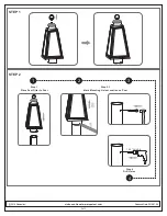 Предварительный просмотр 2 страницы Quoizel PAX9007MBK Installation Manual