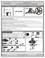 Preview for 1 page of Quoizel PCOH3120OI Installation Manual