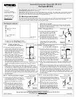 Preview for 1 page of Quoizel QR1815 Assembly Instruction Sheet