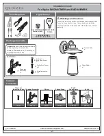 Preview for 1 page of Quoizel RAD8407MBK Installation Manual