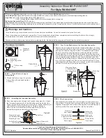 Quoizel RAV8410WT Assembly Instruction Sheet предпросмотр