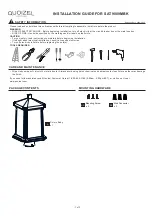 Предварительный просмотр 1 страницы Quoizel SAT9009MBK Installation Manual