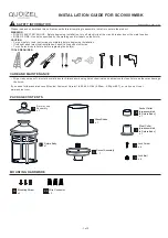 Quoizel SCO9009MBK Installation Manual предпросмотр