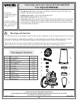 Preview for 1 page of Quoizel SDN8405IB Assembly Instruction Sheet