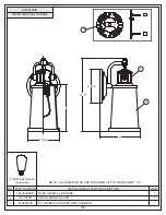 Preview for 2 page of Quoizel SDN8405IB Assembly Instruction Sheet