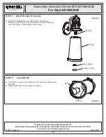 Предварительный просмотр 5 страницы Quoizel SDN8405IB Assembly Instruction Sheet