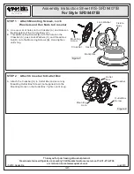 Предварительный просмотр 3 страницы Quoizel SFD8407IB Assembly Instruction Sheet