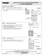 Предварительный просмотр 6 страницы Quoizel SNN8408PN Assembly Instruction Manual