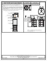 Предварительный просмотр 2 страницы Quoizel SNNL8408K Assembly Instruction Sheet