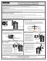 Quoizel SNNL8408PN Assembly Instruction Sheet предпросмотр