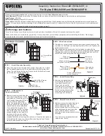 Предварительный просмотр 1 страницы Quoizel SNNL8409K Assembly Instruction Sheet