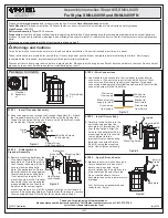 Предварительный просмотр 1 страницы Quoizel SNNL8409PN Assembly Instruction Sheet