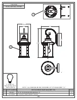 Предварительный просмотр 2 страницы Quoizel Style CHI8409IB Assembly Instruction Sheet