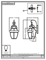 Предварительный просмотр 2 страницы Quoizel Style NY8315Z Assembly Instruction Sheet