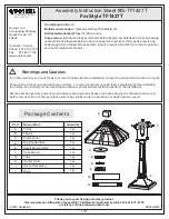 Quoizel TF1427T Assembly Instruction Sheet preview