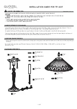 Предварительный просмотр 1 страницы Quoizel TF1433T Installation Manual