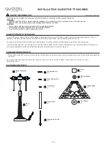 Quoizel TF5623MBK Installation Manual preview