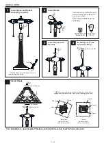 Предварительный просмотр 2 страницы Quoizel TF5623MBK Installation Manual