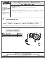 Quoizel TF6033VB Assembly Instruction Sheet предпросмотр