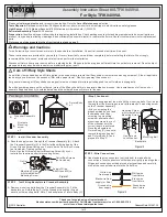 Предварительный просмотр 1 страницы Quoizel TFIK8409VA Assembly Instruction Sheet