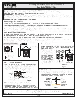 Предварительный просмотр 1 страницы Quoizel TFIK8411VA Assembly Instruction Sheet