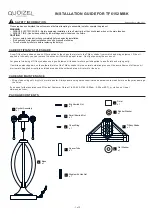 Preview for 1 page of Quoizel Tiffany TF6152MBK Installation Manual