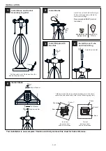 Preview for 2 page of Quoizel Tiffany TF6152MBK Installation Manual