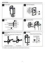 Preview for 2 page of Quoizel TPE8406MB Installation Manual