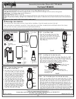 Quoizel TRE8406K Assembly Instruction Sheet preview