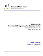 Quonset Microwave QM1004-0.5-18 User Manual preview