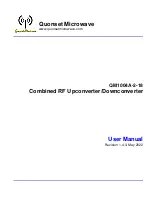 Quonset Microwave QM1004A-2-18 User Manual предпросмотр