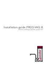 Quooker PRO3-VAQ B Installation Manual предпросмотр