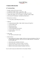 Preview for 5 page of QUORION QTOUCH 15 PC User Manual