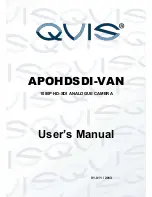 Preview for 1 page of Qvis APOHDSDI-VAN User Manual