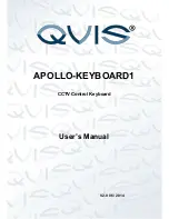 Предварительный просмотр 1 страницы Qvis APOLLO-KEYBOARD1 User Manual