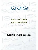 Qvis APOLLOC4-500 Quick Start Manual preview