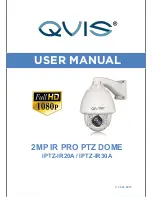 Qvis IPTZ-IR20A User Manual предпросмотр