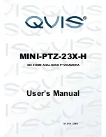 Qvis MINI-PTZ-23X-H User Manual preview