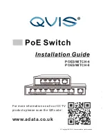 Предварительный просмотр 1 страницы Qvis POESWITCH-4 Installation Manual