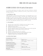 Preview for 2 page of QVS HD-ADE User Manual